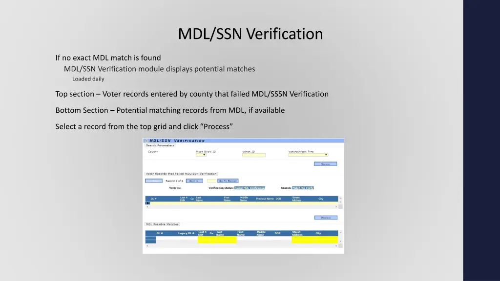 mdl ssn verification 2