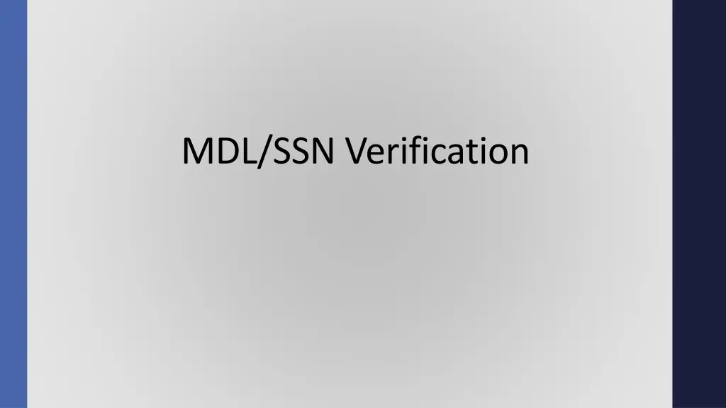 mdl ssn verification