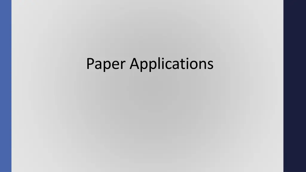 paper applications