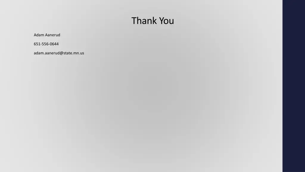 thank you