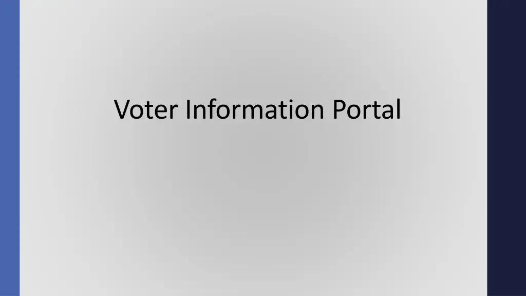 voter information portal