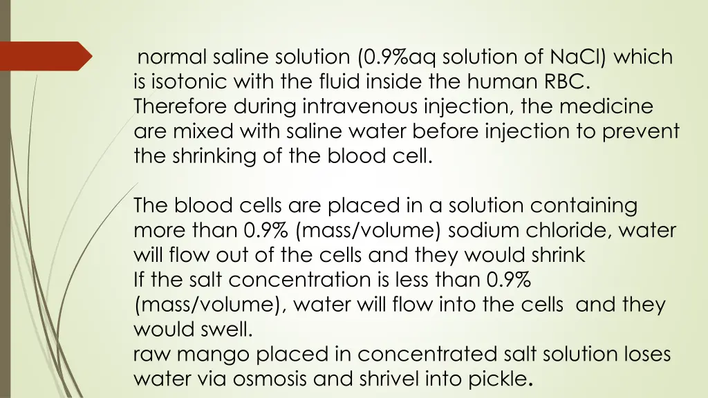 normal saline solution 0 9 aq solution of nacl