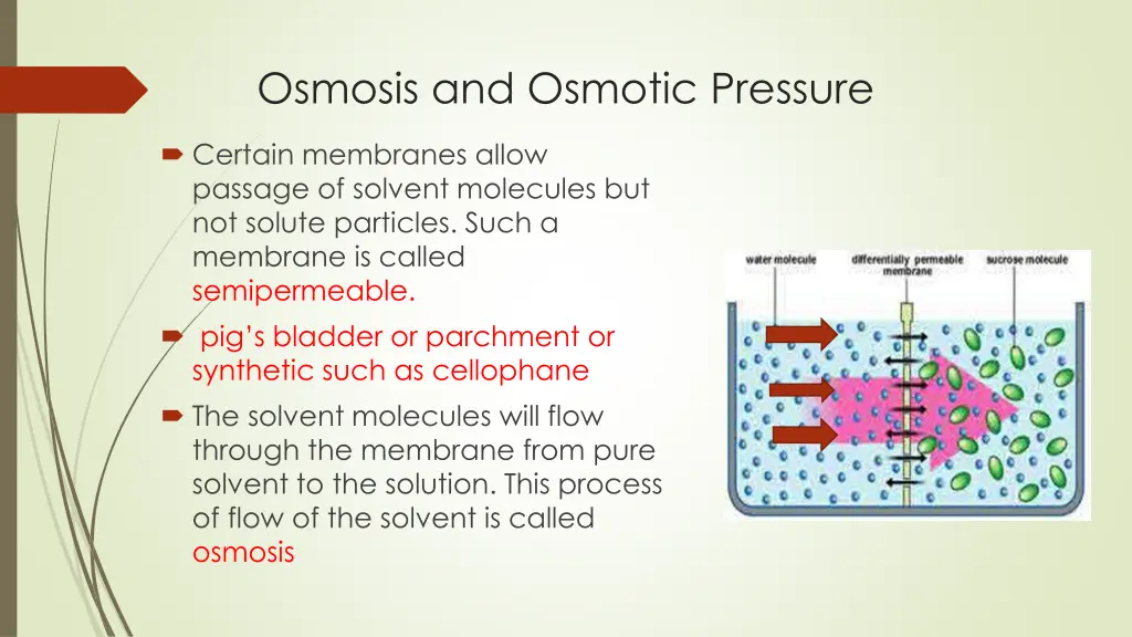 osmosis and osmotic pressure 1