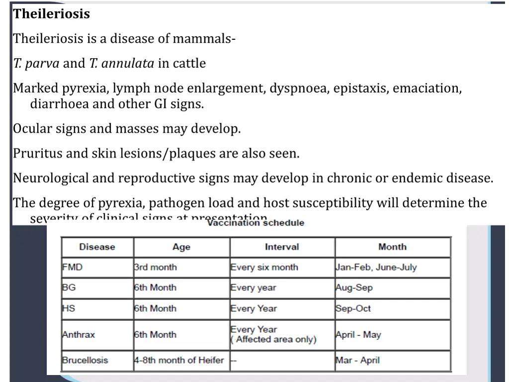 theileriosis