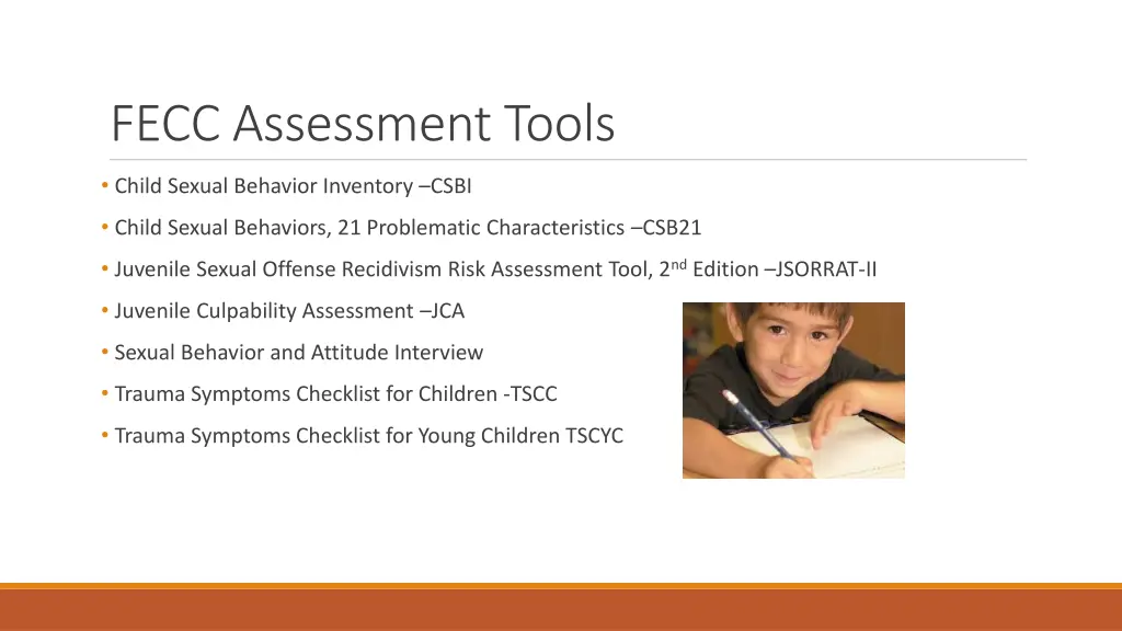 fecc assessment tools