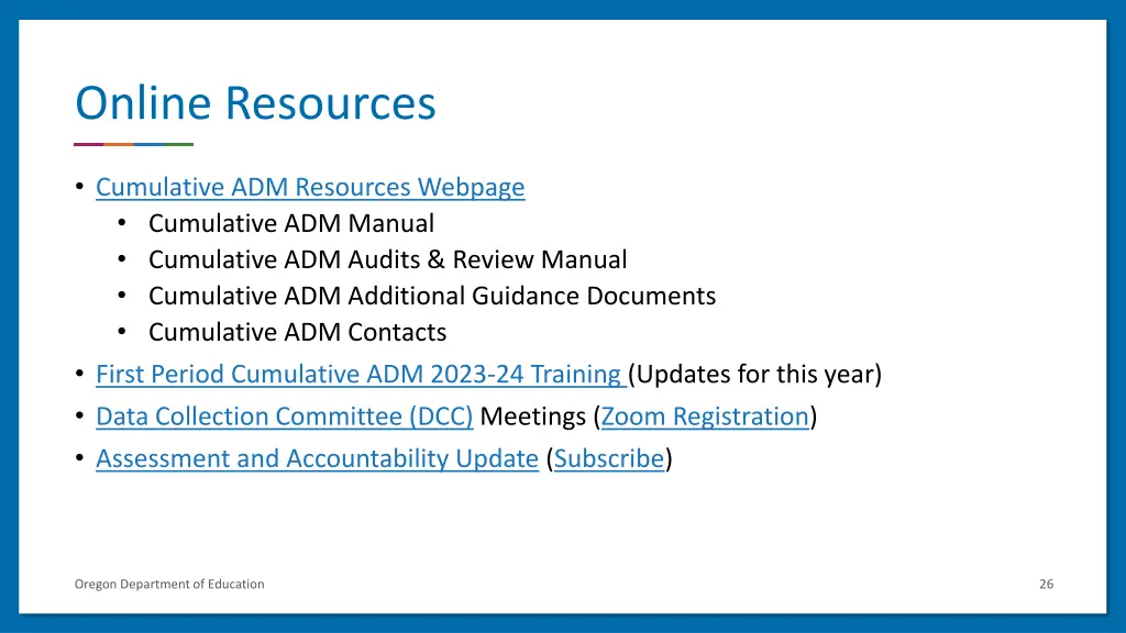 online resources