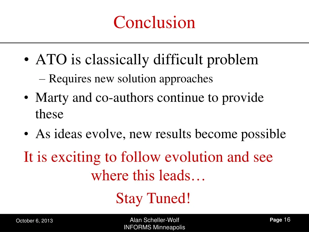 conclusion