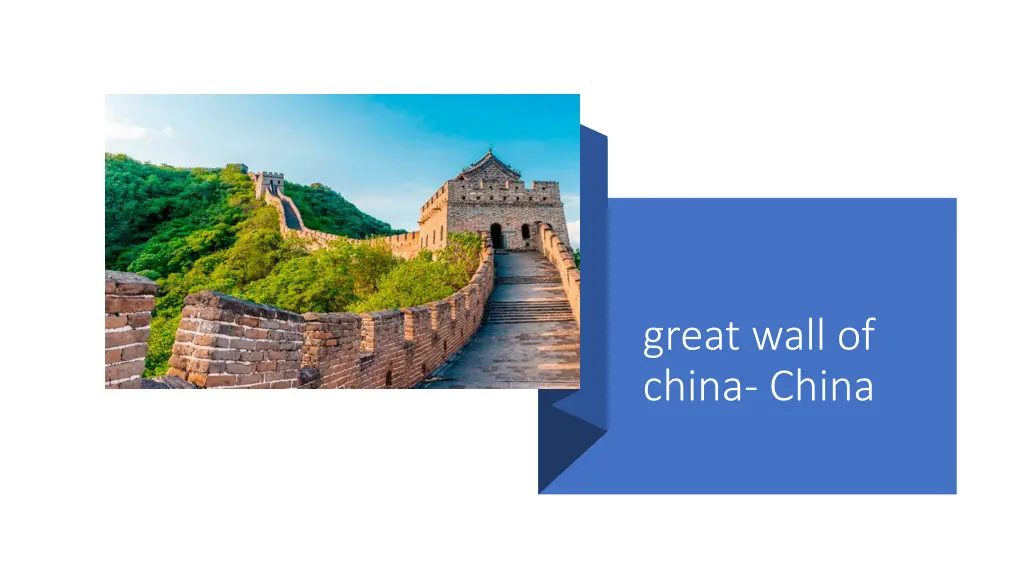 great wall of china china