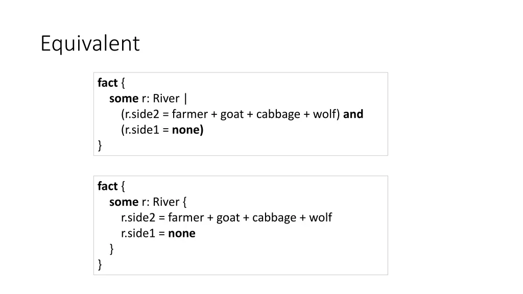 equivalent 1