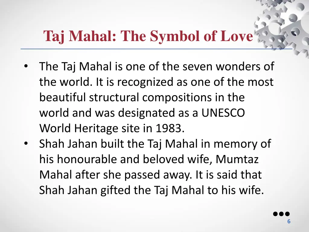 taj mahal the symbol of love