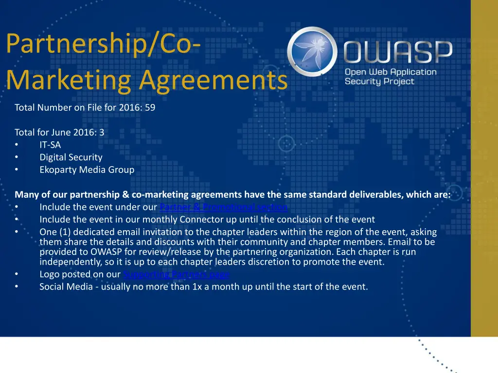 partnership co marketing agreements