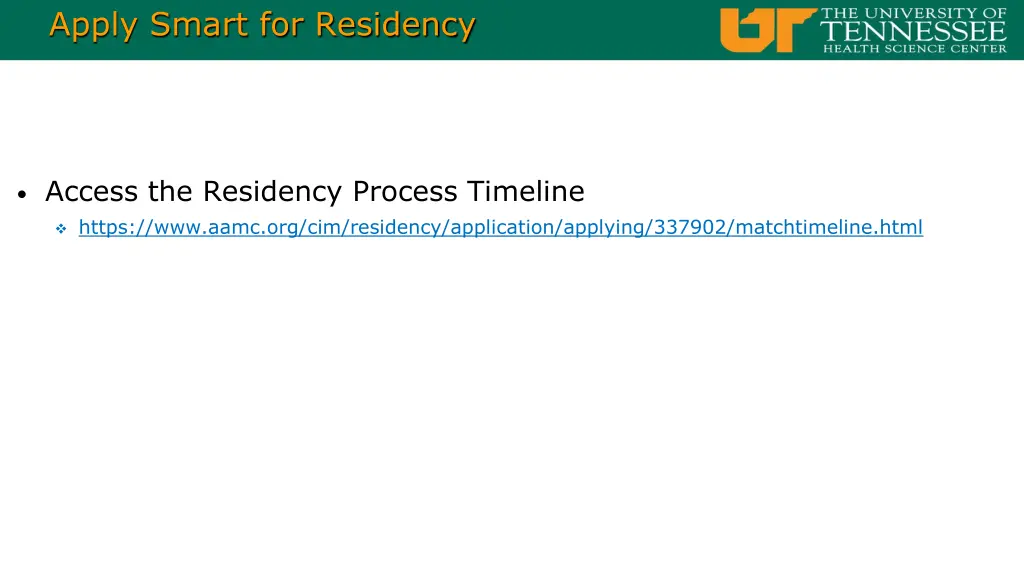 apply smart for residency