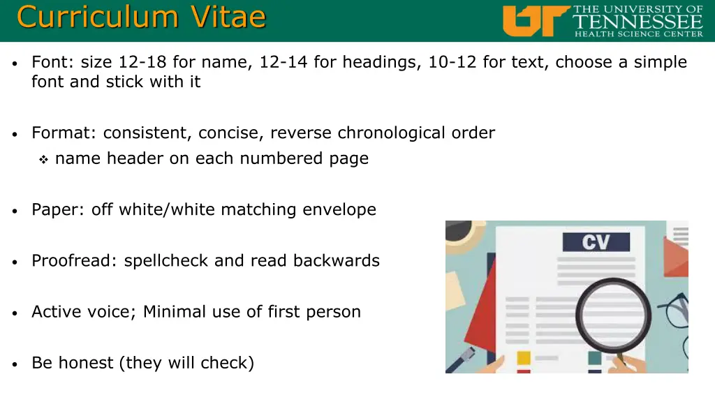 curriculum vitae