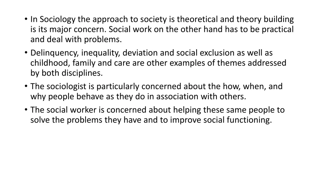 in sociology the approach to society