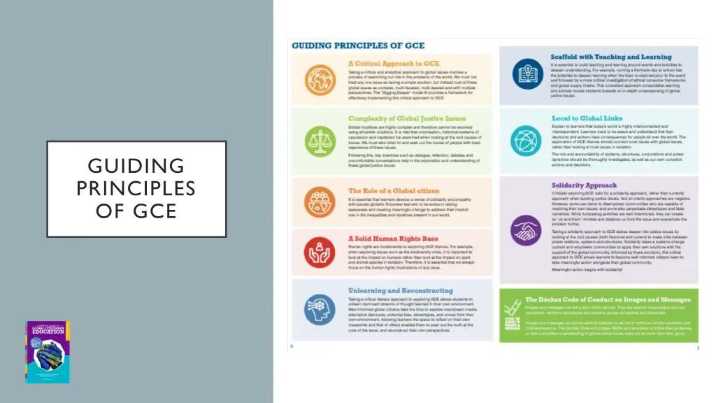 guiding principles of gce