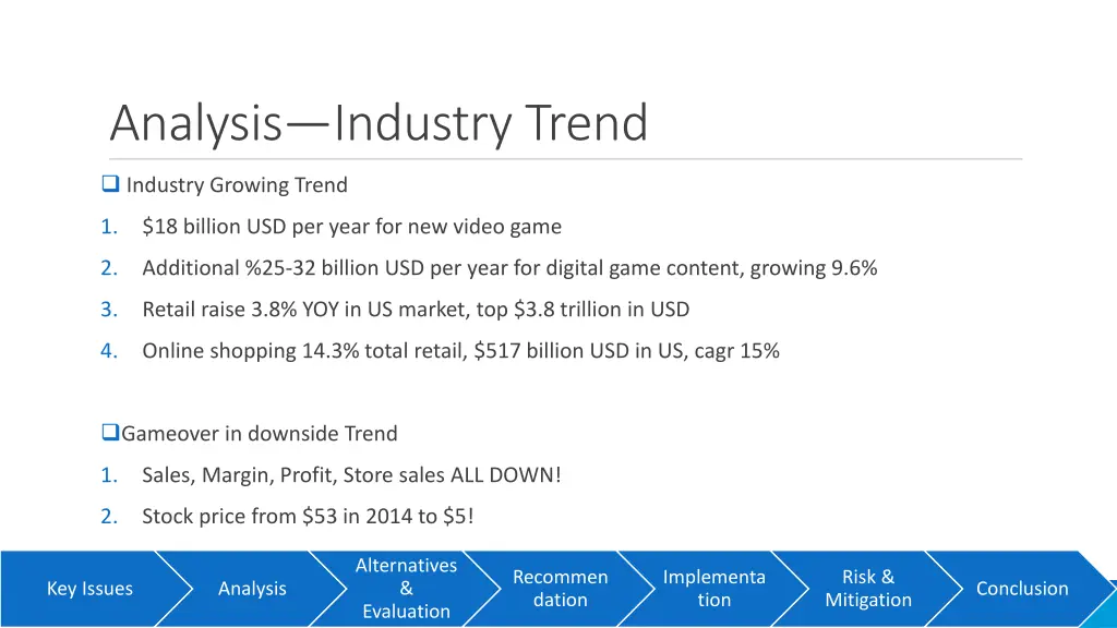 analysis industry trend