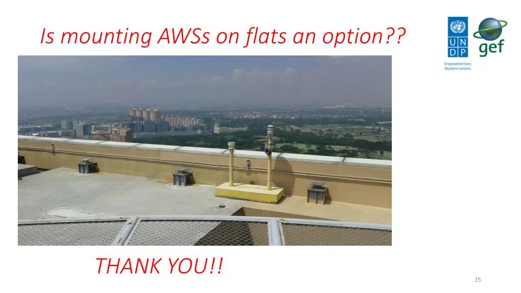 is mounting awss on flats an option