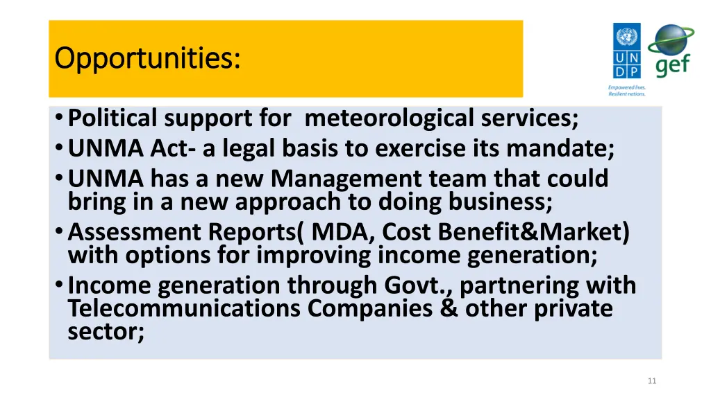 opportunities opportunities