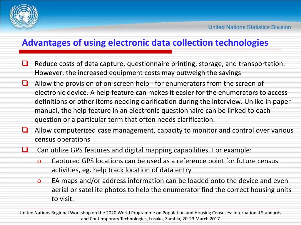 advantages of using electronic data collection 1