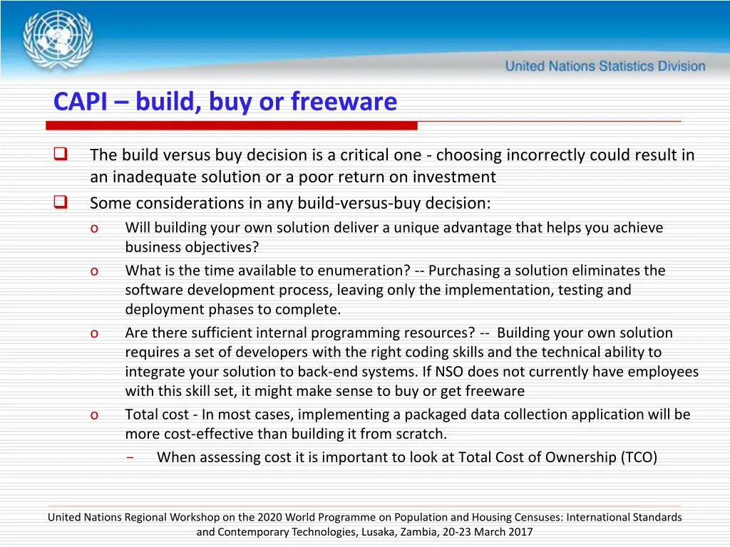 capi build buy or freeware