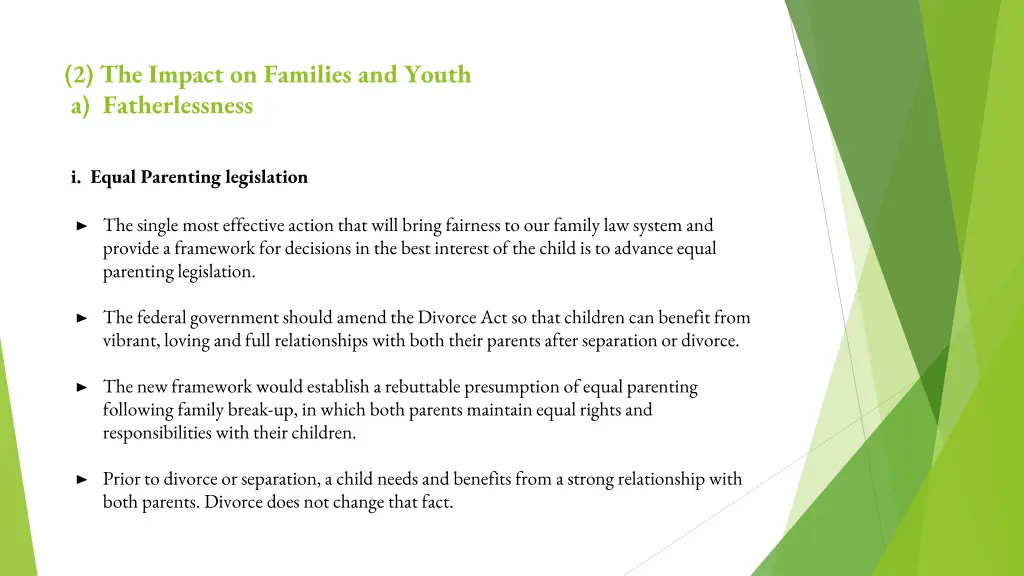 2 the impact on families and youth 2