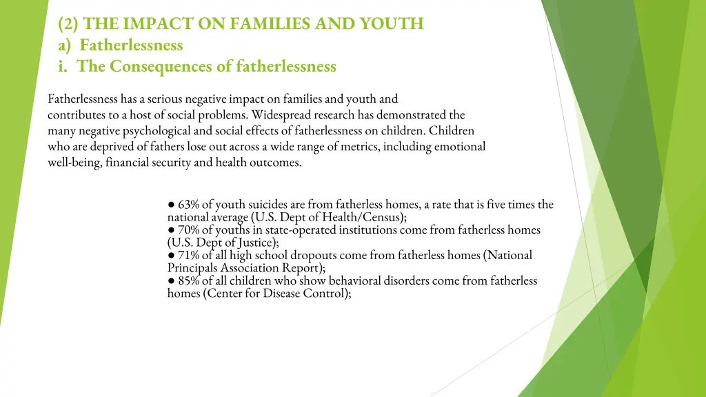 2 the impact on families and youth