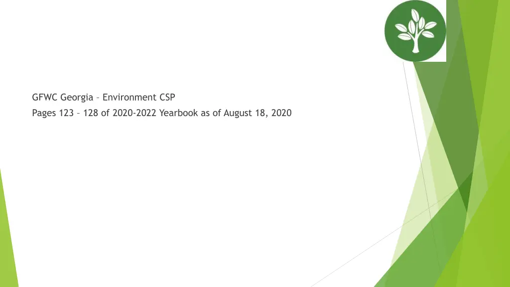 gfwc georgia environment csp pages