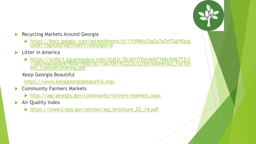 recycling markets around georgia https docs