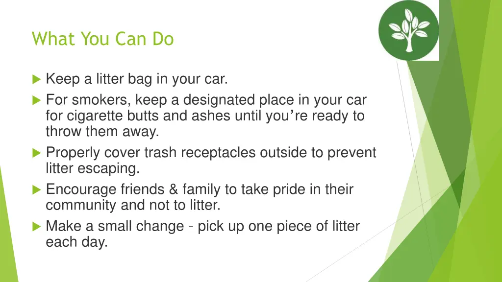what you can do 1