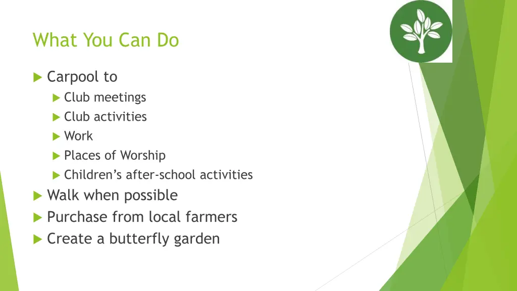 what you can do
