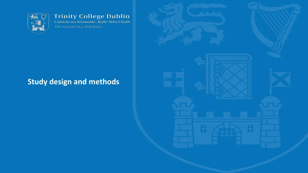 study design and methods