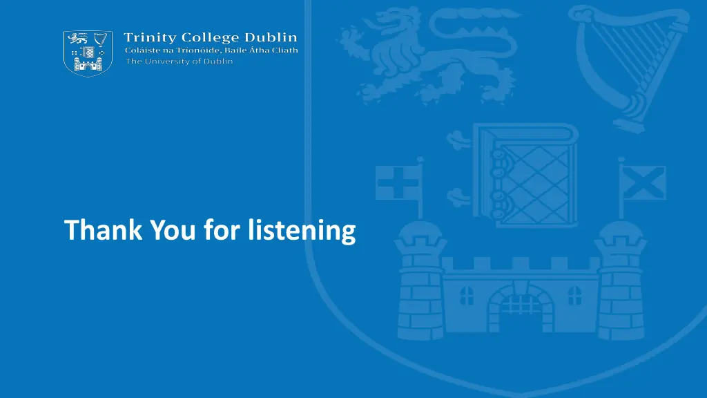 thank you for listening