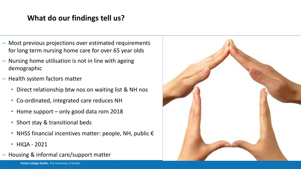 what do our findings tell us