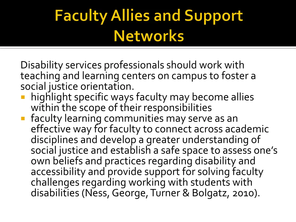 disability services professionals should work