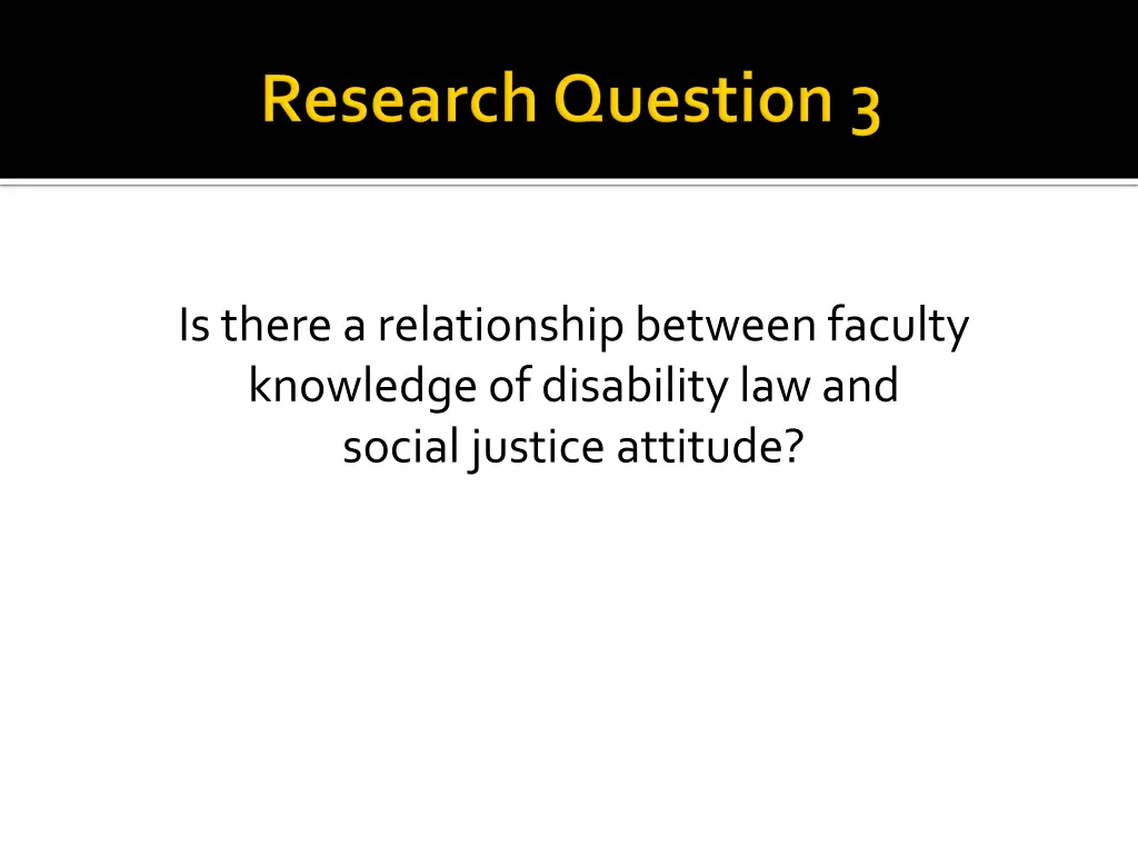 is there a relationship between faculty knowledge