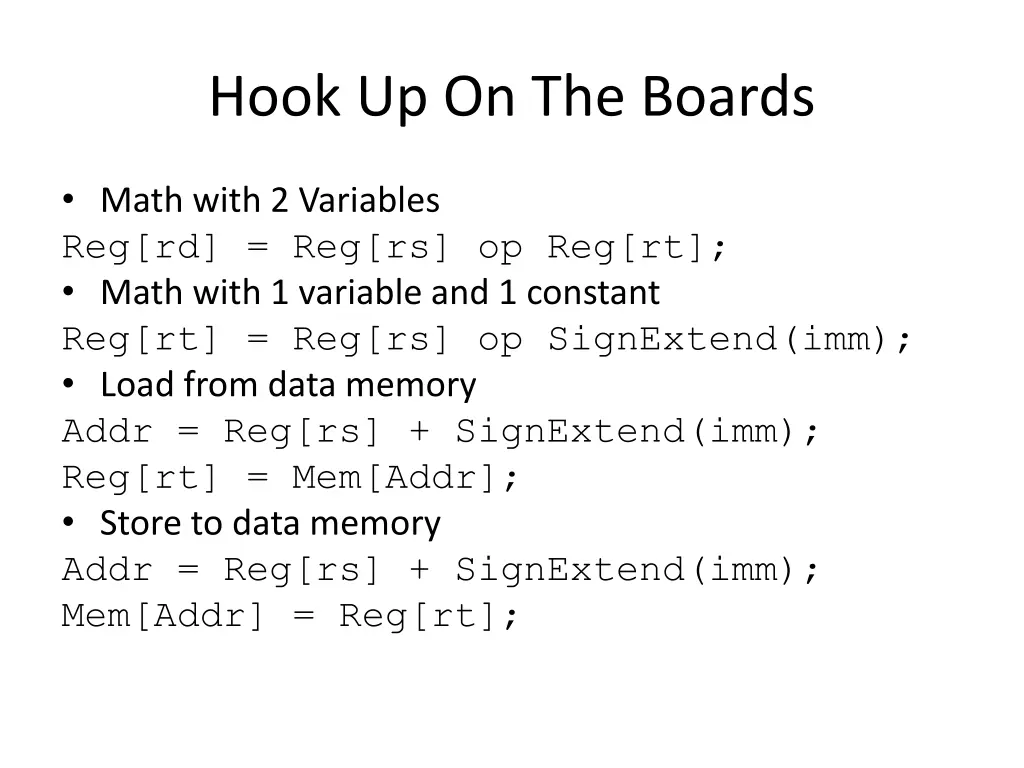hook up on the boards 1