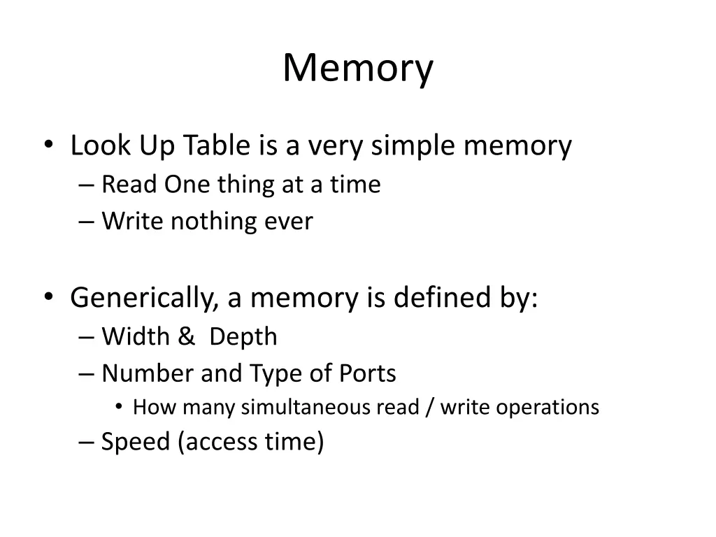 memory
