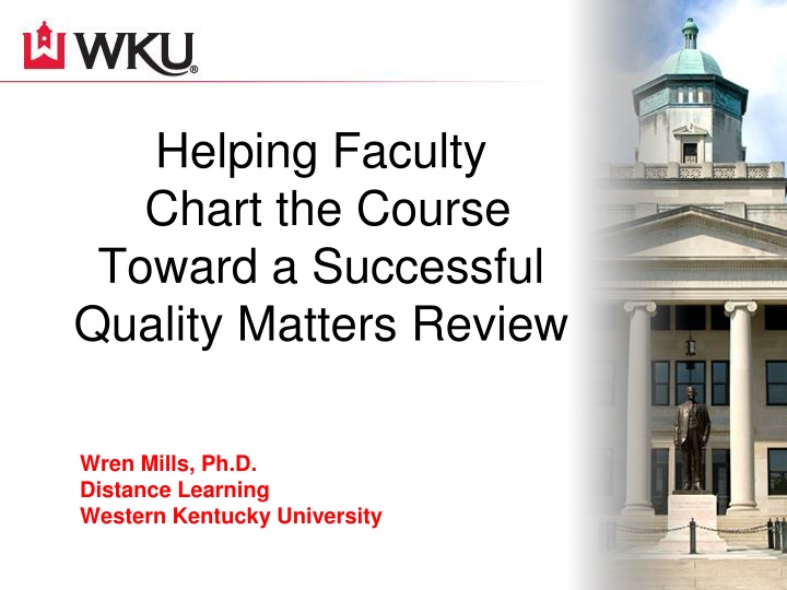 helping faculty chart the course toward