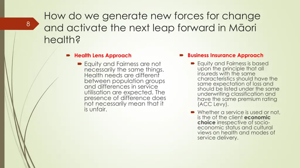 how do we generate new forces for change