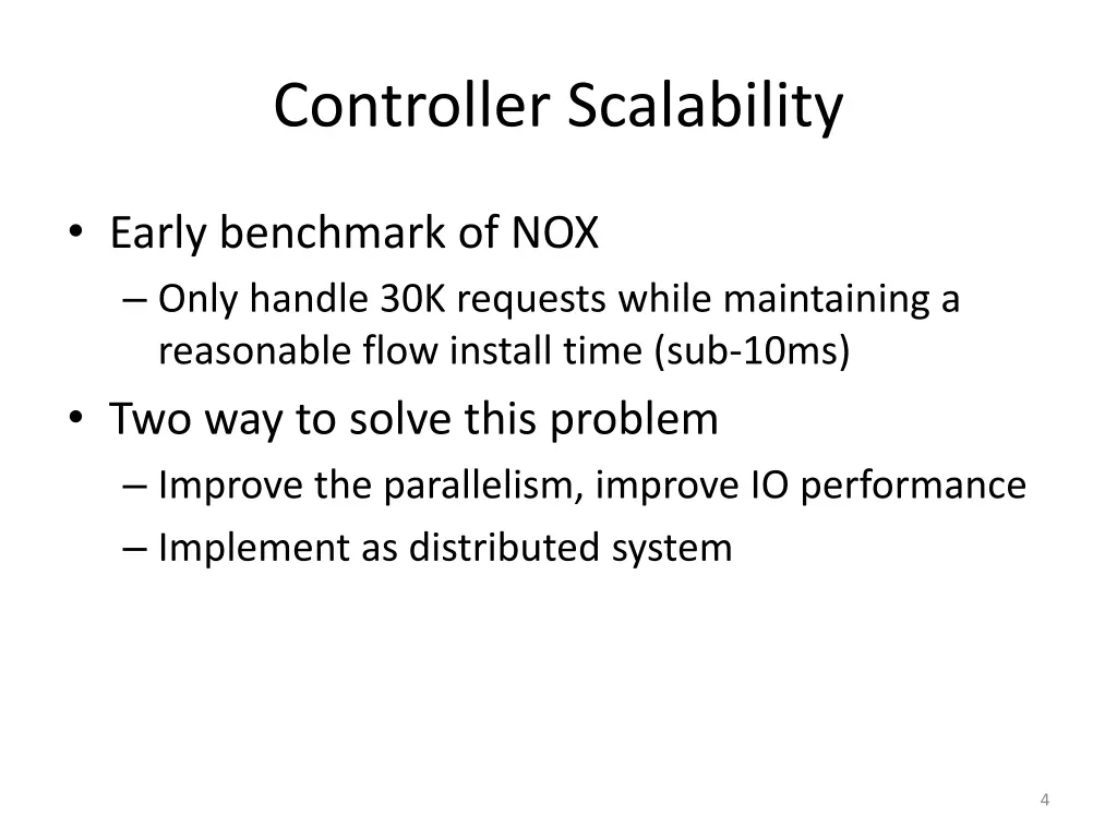 controller scalability