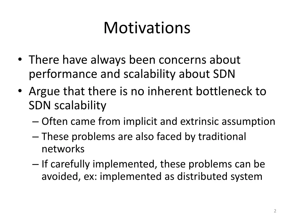 motivations