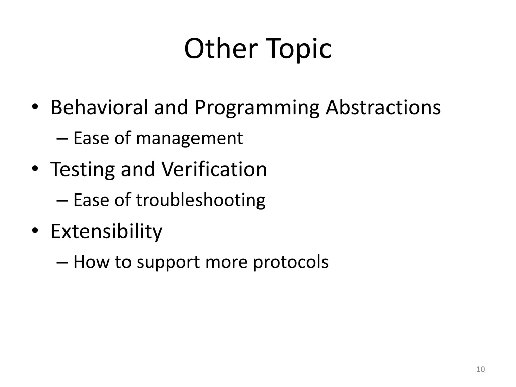 other topic