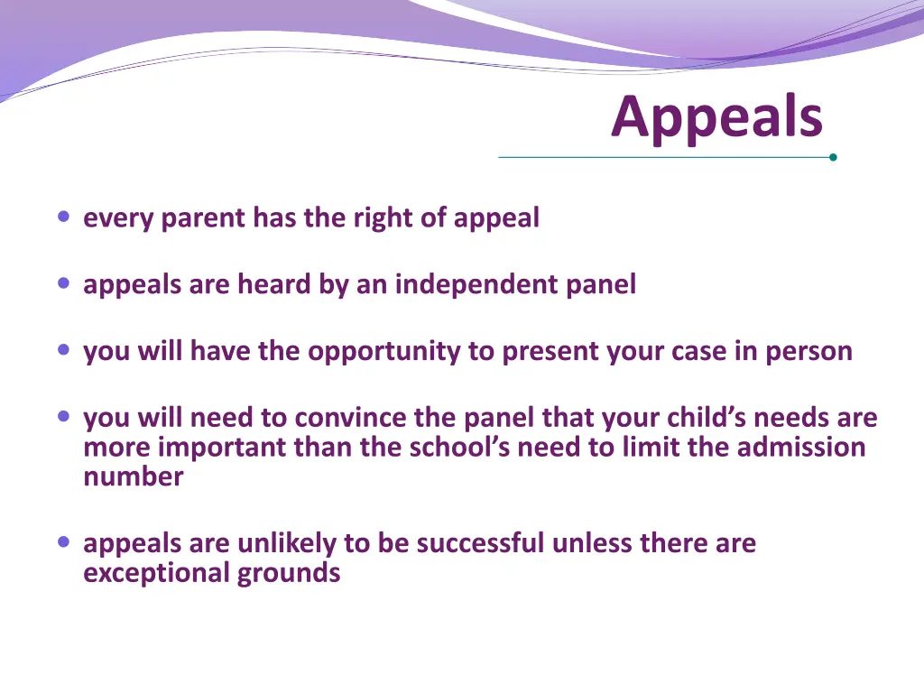 appeals