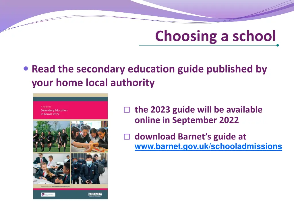 choosing a school 5