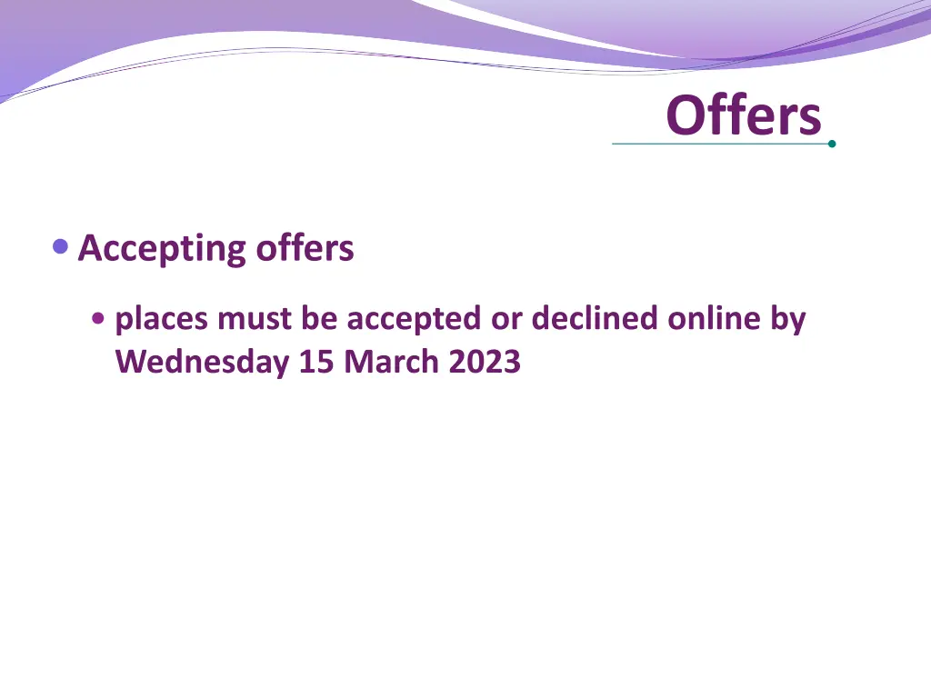 offers 3