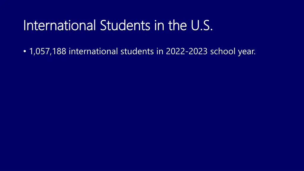 international students in the u s international