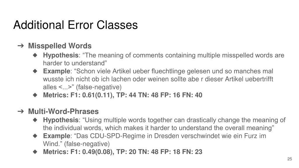 additional error classes 2