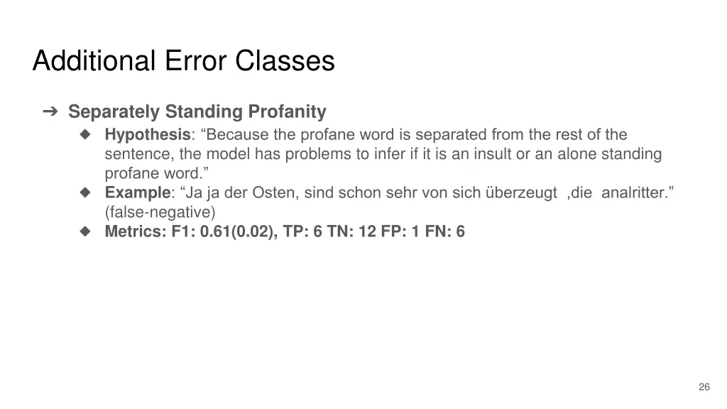 additional error classes 3