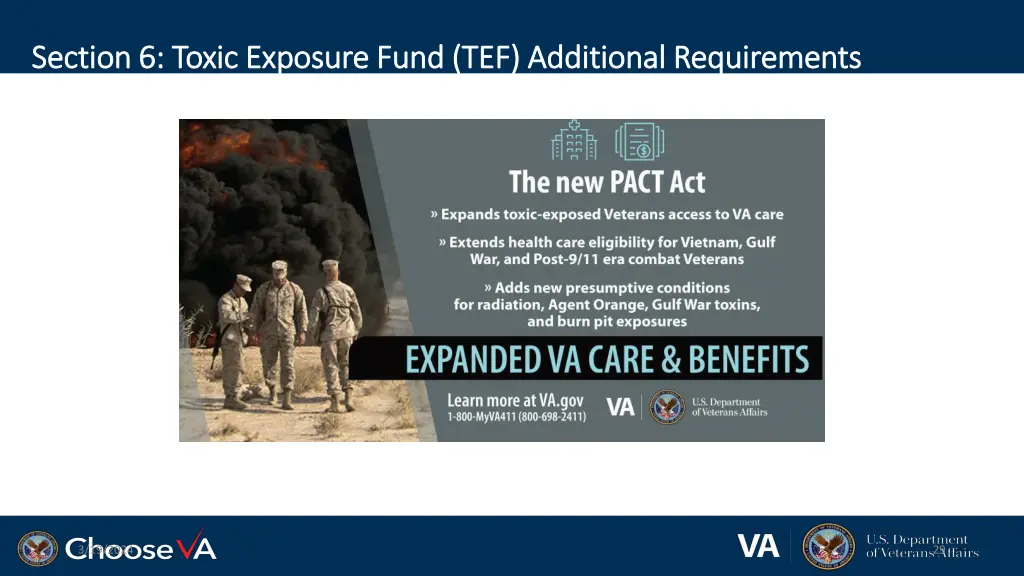 section 6 toxic exposure fund tef additional