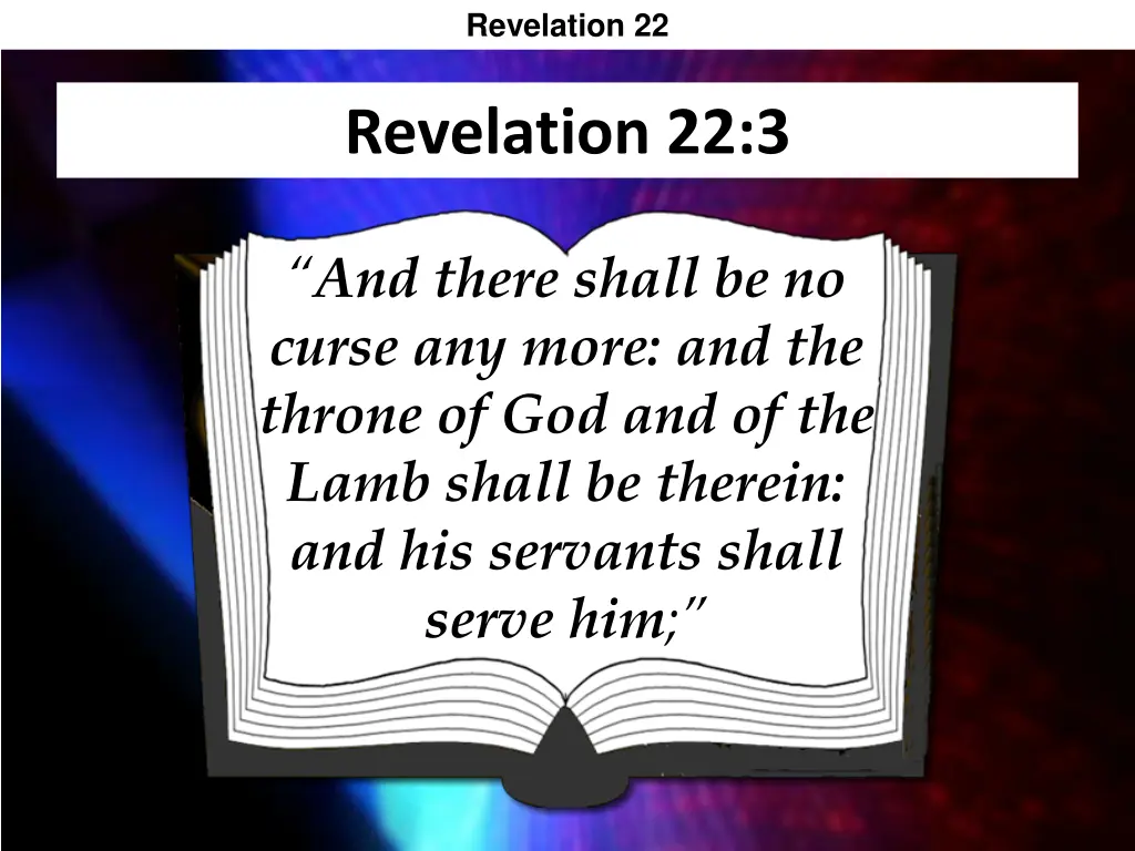revelation 22 3